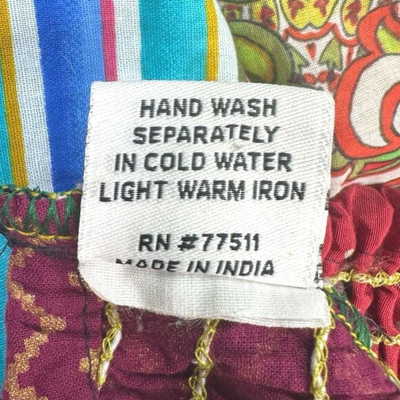 Ashley Taylor Boho Patchwork Pants - One Size - Picture 6 of 6